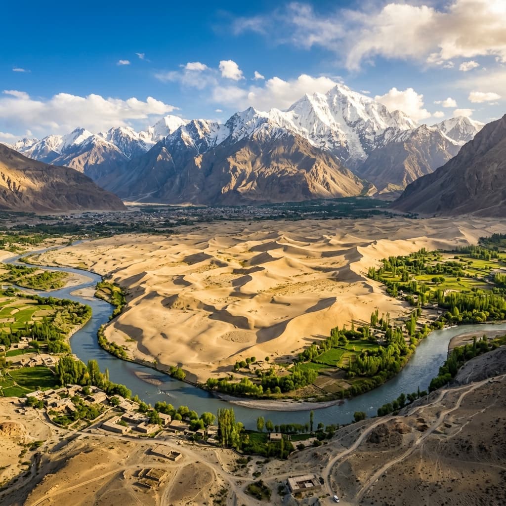 Katpana Lake & Cold Desert